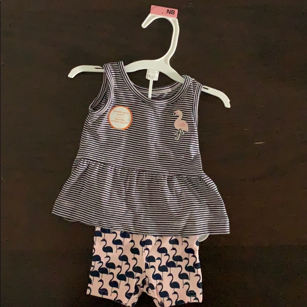 New born tank and short set